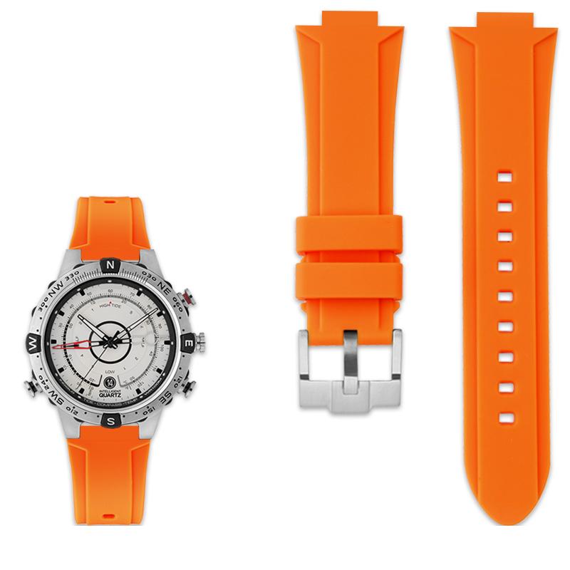 Klasický gumový pásek na hodinky s velkým množstvím pro timex HODINKY T2N720 T2N721 Řada TW2T76300 Vodotěsný silikonový sportovní řemínek 24*16mm