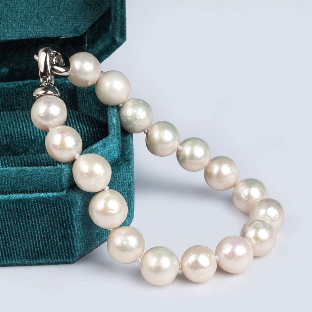 Wrinkled Edison Natural Freshwater Pearl Bracelet911mm A grand gift for your girlfriend in the Baroque style