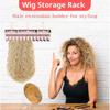 Hair Extension Holder Wigs Display Stand Hair Extension Organizers Wigs Rack Wigs Holder Practical Hair Styling Tool