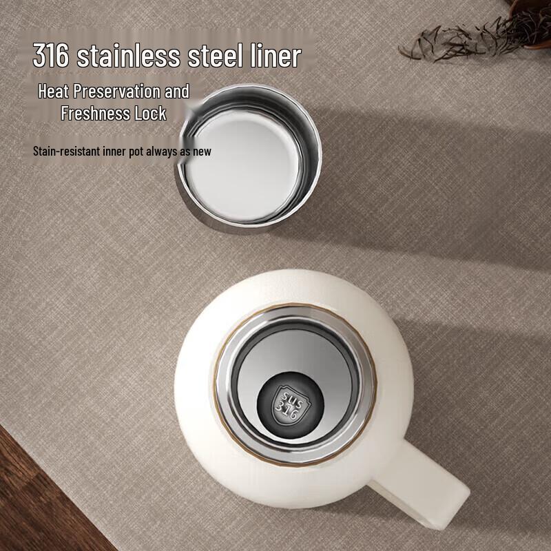 Temeike 316 Stainless Steel Insulated Tea Pot