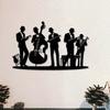Retro Jazz Band Metal Wall Art Iron Decor Wall Hanging 40x25 5cm Gift Home Decor