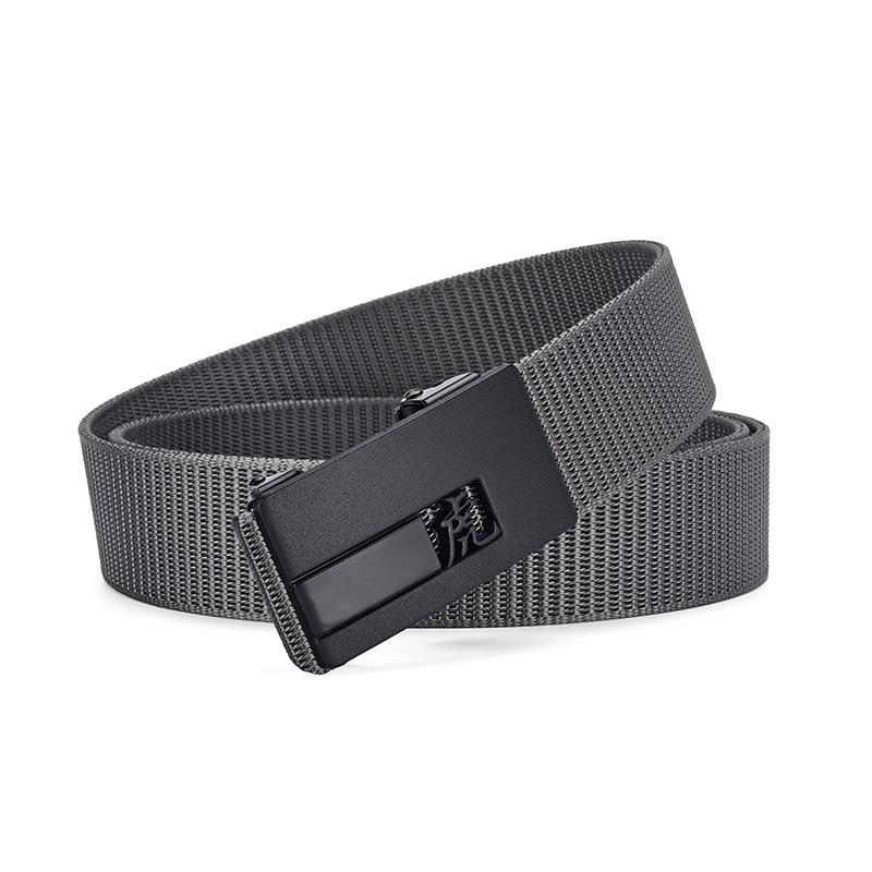 Zodiac Toothless Canvas Belt Simple Automatic Buckle Imitation Nylon Belt Casual Men'S Belt
