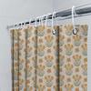 Floral Shower Curtain Botanical Flower Pattern Bathroom Decor Vintage Nature Spring Blossom Home Textile Farmhouse Style