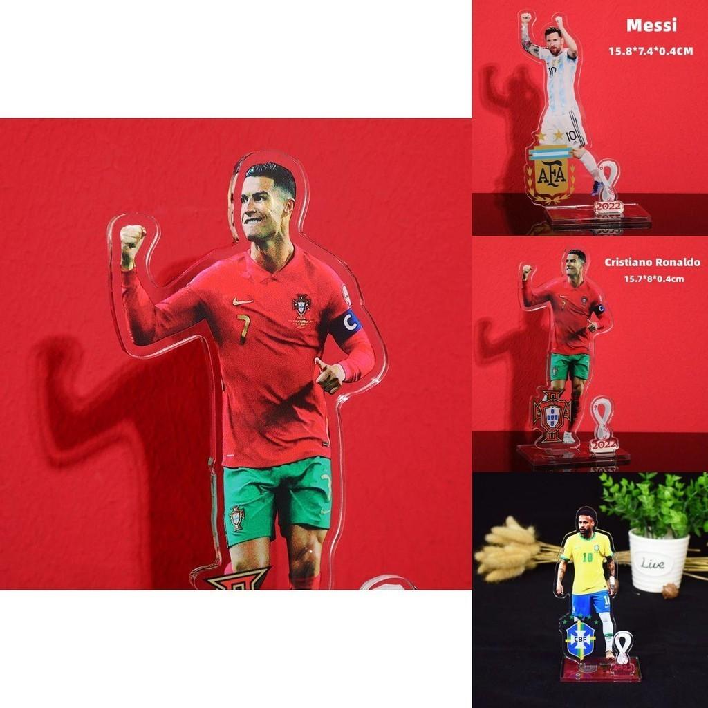 Mascotă Logo Vedetă Fotbal Jucărie Acrilică Handmade Perfectă Pentru Fanii Lui Neymar Messi Și Ronaldo