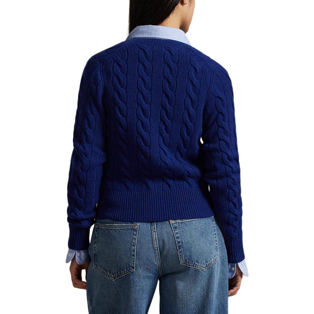 Polo Ralph Lauren Slim Fit Cable Knit Cardigan Women Sweater WMPOSWENDW20493-410