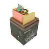 Sankei Studio Ghibli Mini Chihiros Reise Kamaji und Chihiro Papierbastelbogen Maßstabslos MP07-12