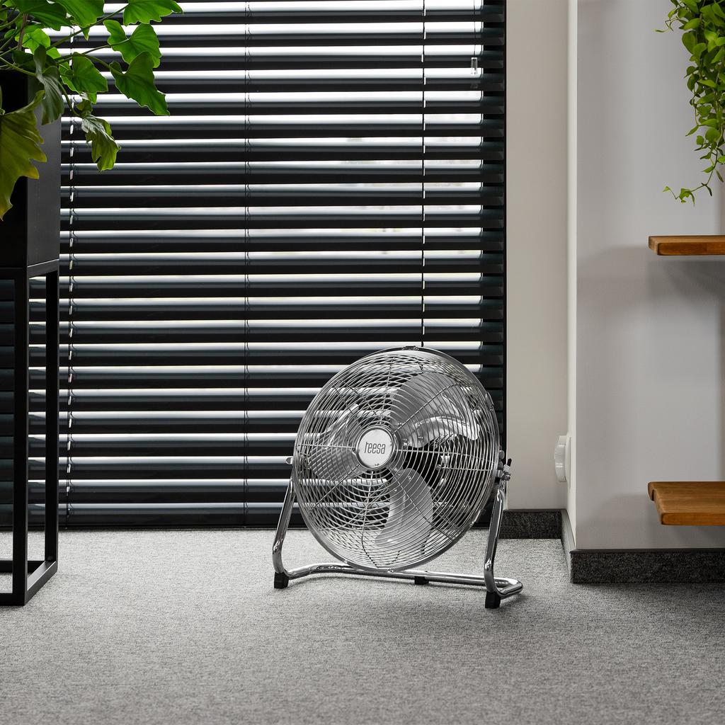 Teesa 30cm stojanový ventilátor dílenský cirkulátor výkonný 50W