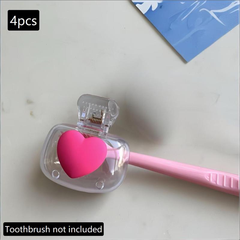 Travel Toothbrush Dust Protective Cap-Storage Box Portable Toothbrush Head Household Toothbrush Storage Clip-Portable