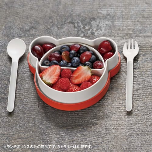 Tak Kids Dish Lunch Box Bear Navy