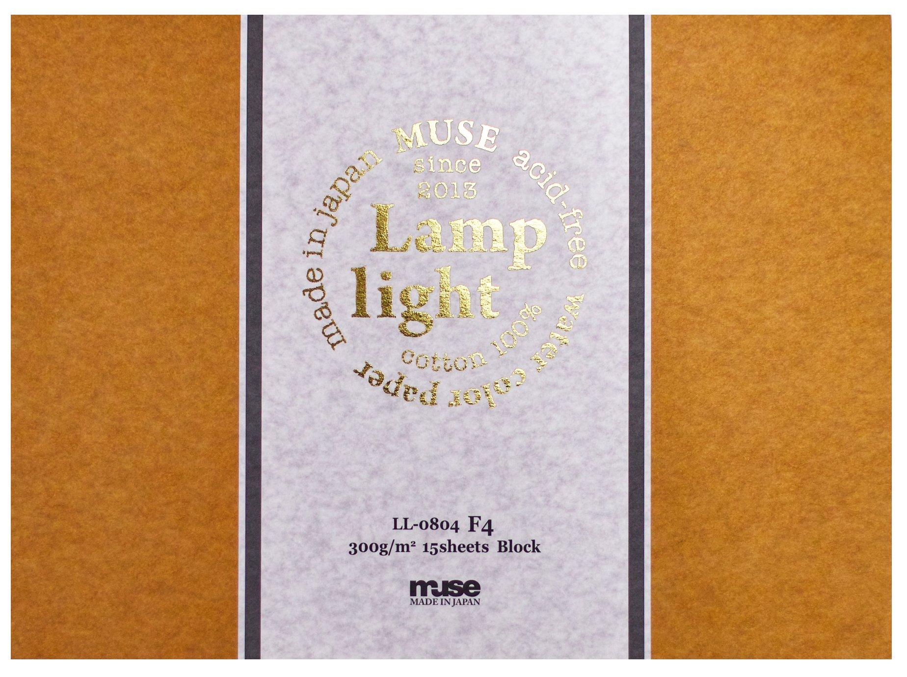 

Muse Watercolor Paper Lamplight Block F4 300g White 15 Sheets F4 LL-0804 белый