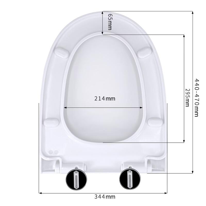 

MDNG One-Button Universal U-Shape Toilet Seat Installation Accessory