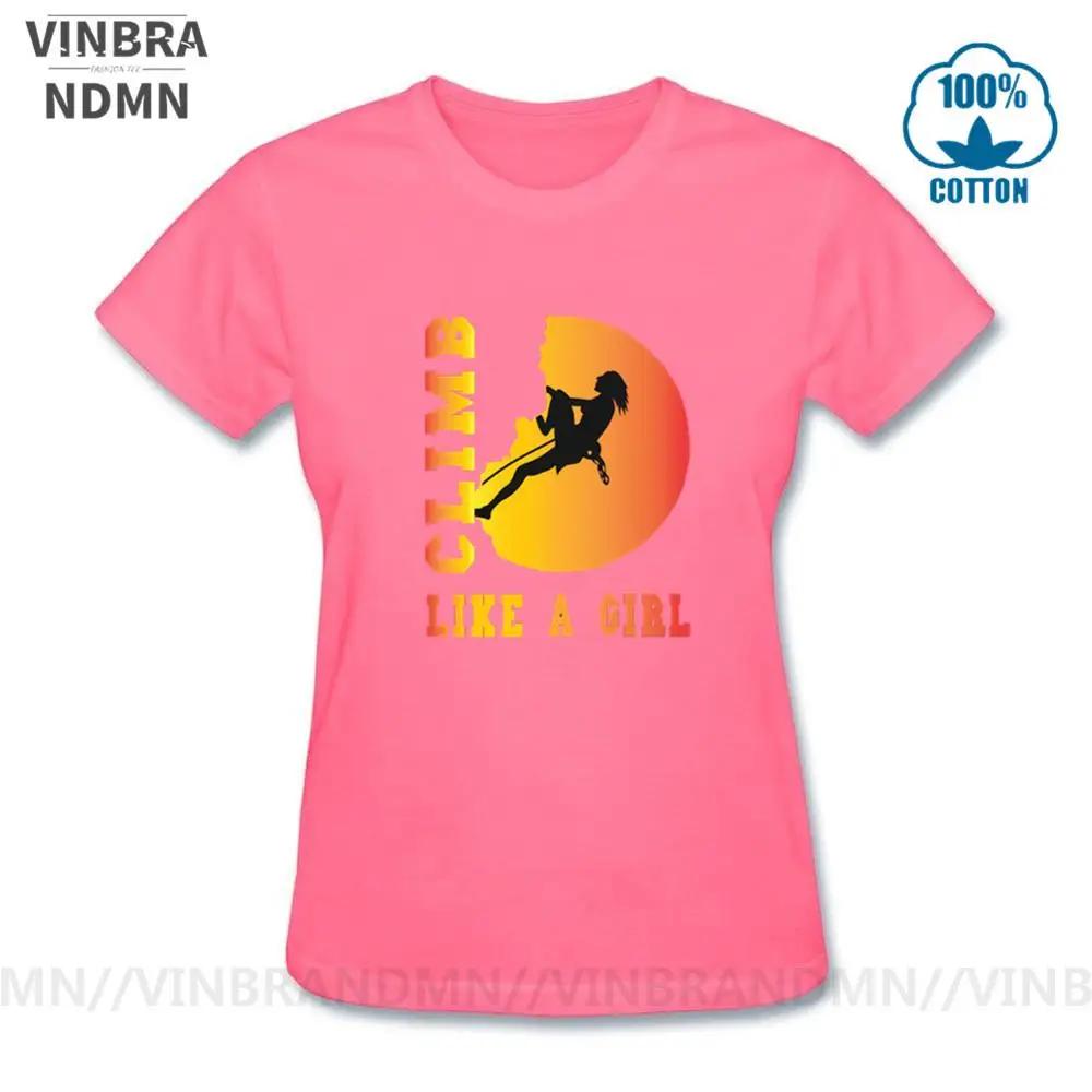 Vintage Rock Climbing T Shirt Unisex Mountain Climber Tshirt Climb Like A Girl Tshirt Slim Fitness Rock Climb Tee Shirt Camiseta
