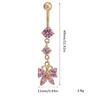 Bauchnabelringe Bauchnabelpiercing Stäbe für Schmetterlingsglocke Bauchnabelpiercing Stange Piercing