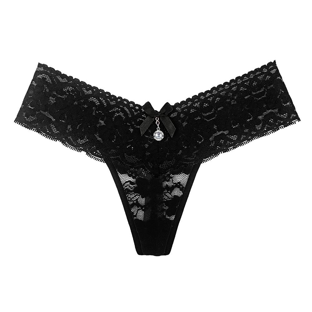 Erotic Panties Sexy Women Underwear Brazilian Girls Lace Bikini Seamless Ultra Low Waist Seamless Bow Female Thongs