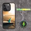 Surfboard Sea Phone Case For iPhone 16,15,14,13,12,11,Pro,Max,Plus,Mini,SE Magsafe Magnetic Wireless Charging