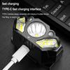 Powerful LED Headlight Sensor Head Light Type C Rechargeable Headlamp Head Torch Head Flashlight Waterproof for Camping Hiking