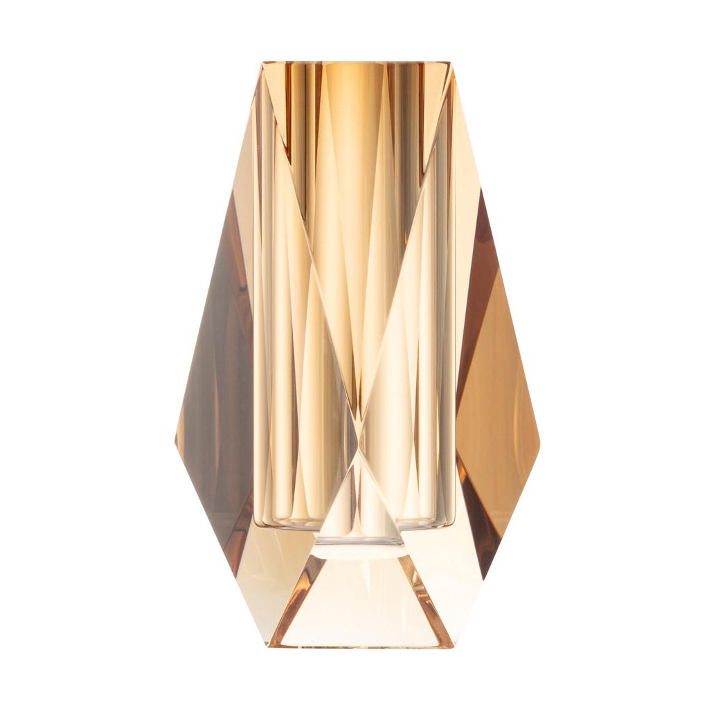 Francfranc Rua Flower Vase, Small, Brown, Glass, Interior Decor