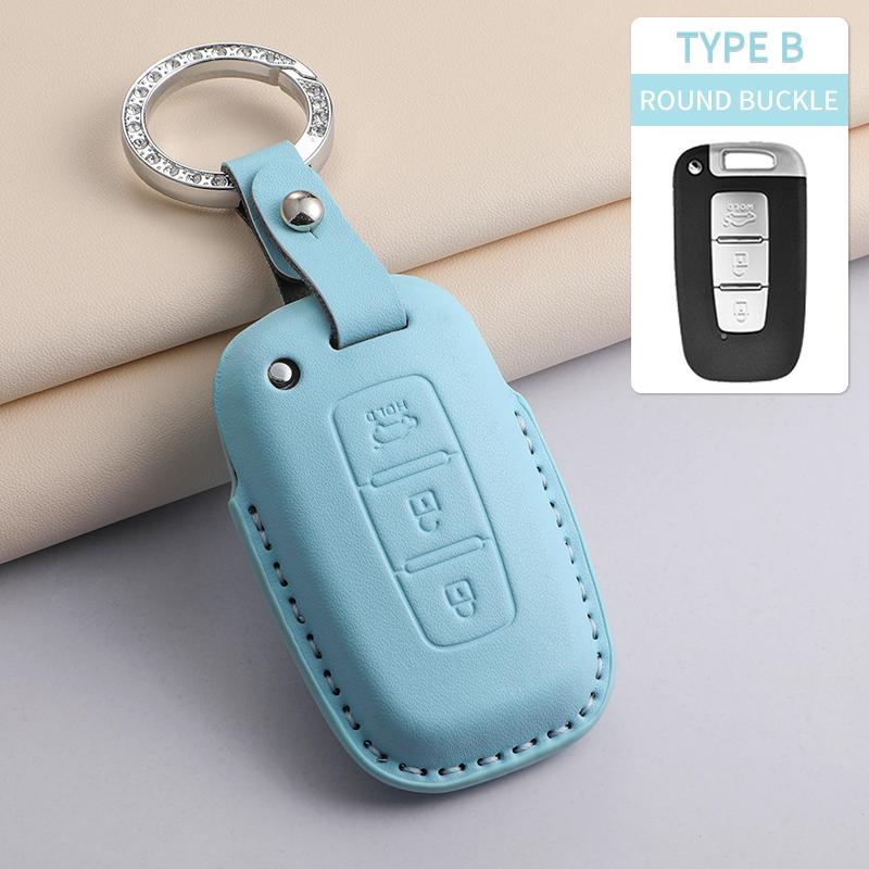 For KIA Rio Rio5 Sportage Ceed Cerato K3 KX3 K4 K5 Sorento Optima Picanto Car Shell Keychain Anti-Scratch Case Cover Accessories