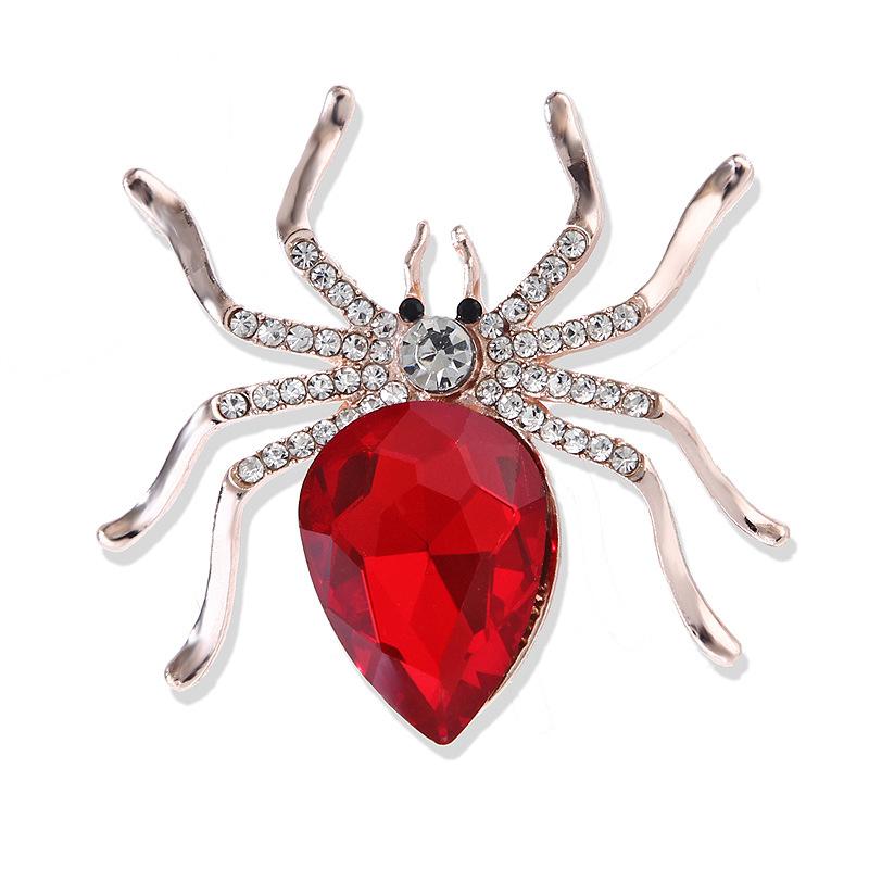 

Модная креативная брошь в виде паука в виде животного, женская бижутерия, аксессуары, брошь