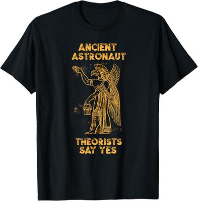 Nueva Camiseta Limitada Anunnaki Teóricos de los Antiguos Astronautas Dicen Sí Sumeria Alienígena Camisetas para Hombre Mujer Top Tops Camiseta