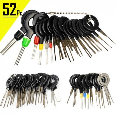 52x Car Wire Terminal Removal Tool Electrical Wiring Crimp Connector Pin Key