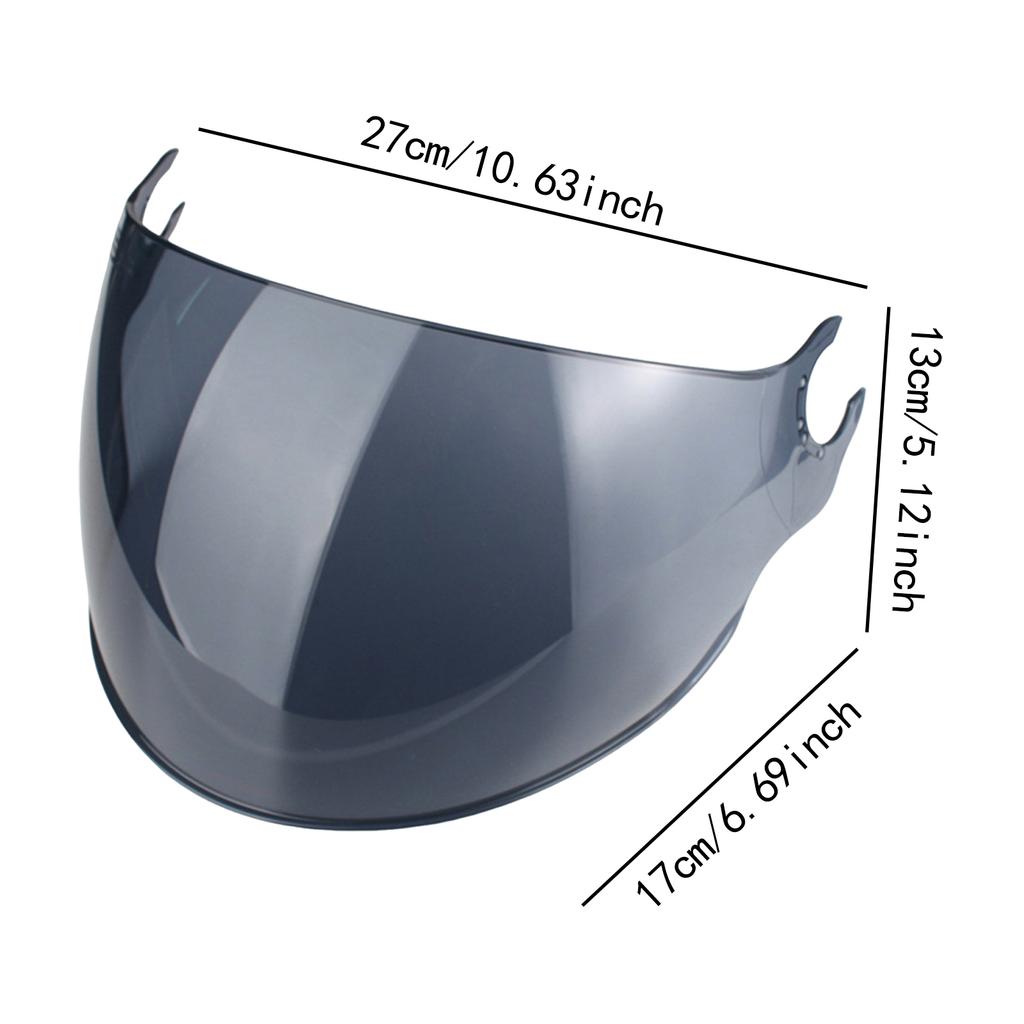 For LS2 Half Helmets Lens Visor Replacement Motorcycle Windshield Wind Cover Helmets Lens Only For Of562 Helmets Accessories