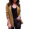 GMXIA Women's Casual Blazer Long-sleeved Oversized Front Cardigan Business Lapel Button Up Office Jacket