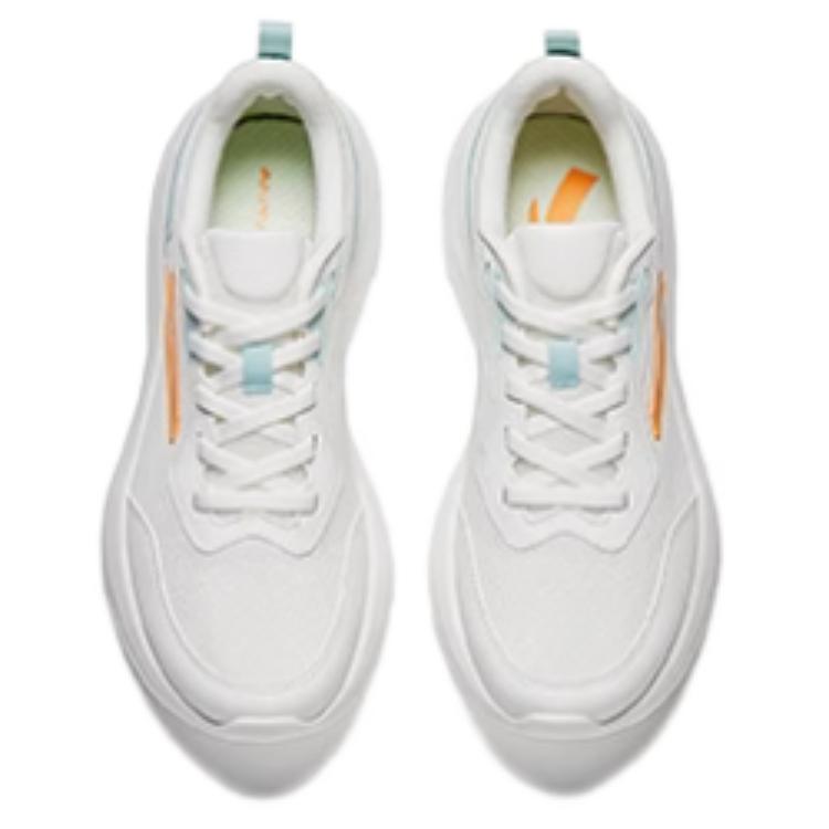 Anta Lightweight Running Comfortable Versatile Non-Slip Breathable Low-Top Casual Training Running Shoes Women Sneaker White Green 922525508-1