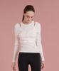 Reinamora Fine Lip Crop Cardigan White