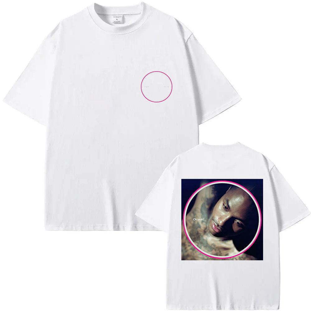 Steve Lacy 2026 New Album Oh Yeah? Graphic Print Cotton T-shirt Fashion Women Men Unisex Casual Loose Tee Round Neck Tops Summer