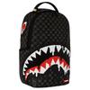 Sprayground Zaino in Ecopelle con Logo a Bocca di Squalo Zaino Unisex Nero 46645982134459