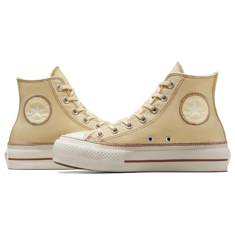 Converse Chuck Taylor All Star Comfortable & Stylish High Top Espadrilles Women's Beige