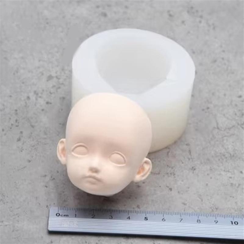 Forma silikonowa do twarzy lalki, forma do fondantów, czekolady, formy do gliny, mydła DIY, lekkie narzędzia do dekoracji tortów, forma do pieczenia