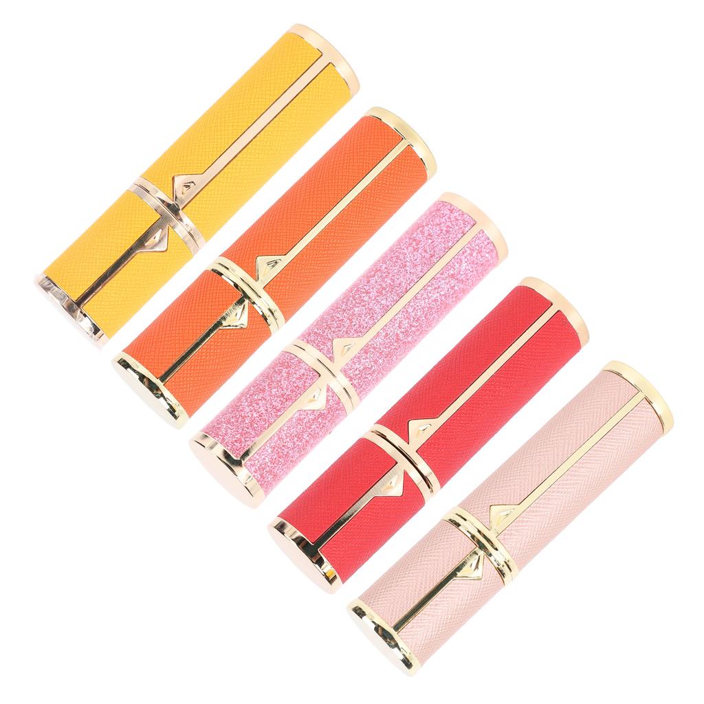 5ml Perfume Atomizer PU Leather Perfume Refillable Bottle Miniature Portable Spray Bottle for Travel