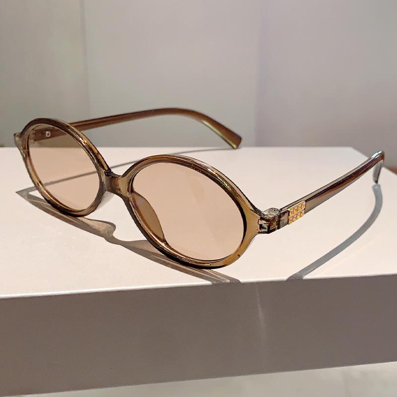 Vogue Leopard Sun Shades Fashion Oval Designer Women Sun Glasses Lady Decoration Sunglasses for Travelling Driving