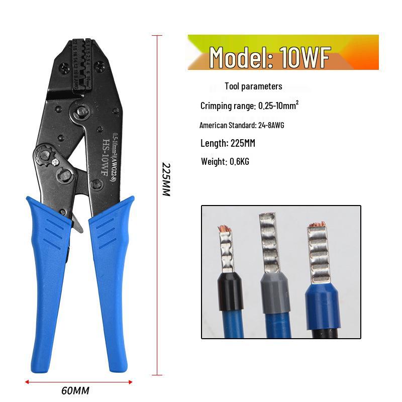 SN58B Electrical Wiring Terminal Crimping Pliers Set for Wire Harness and Connector Inserts