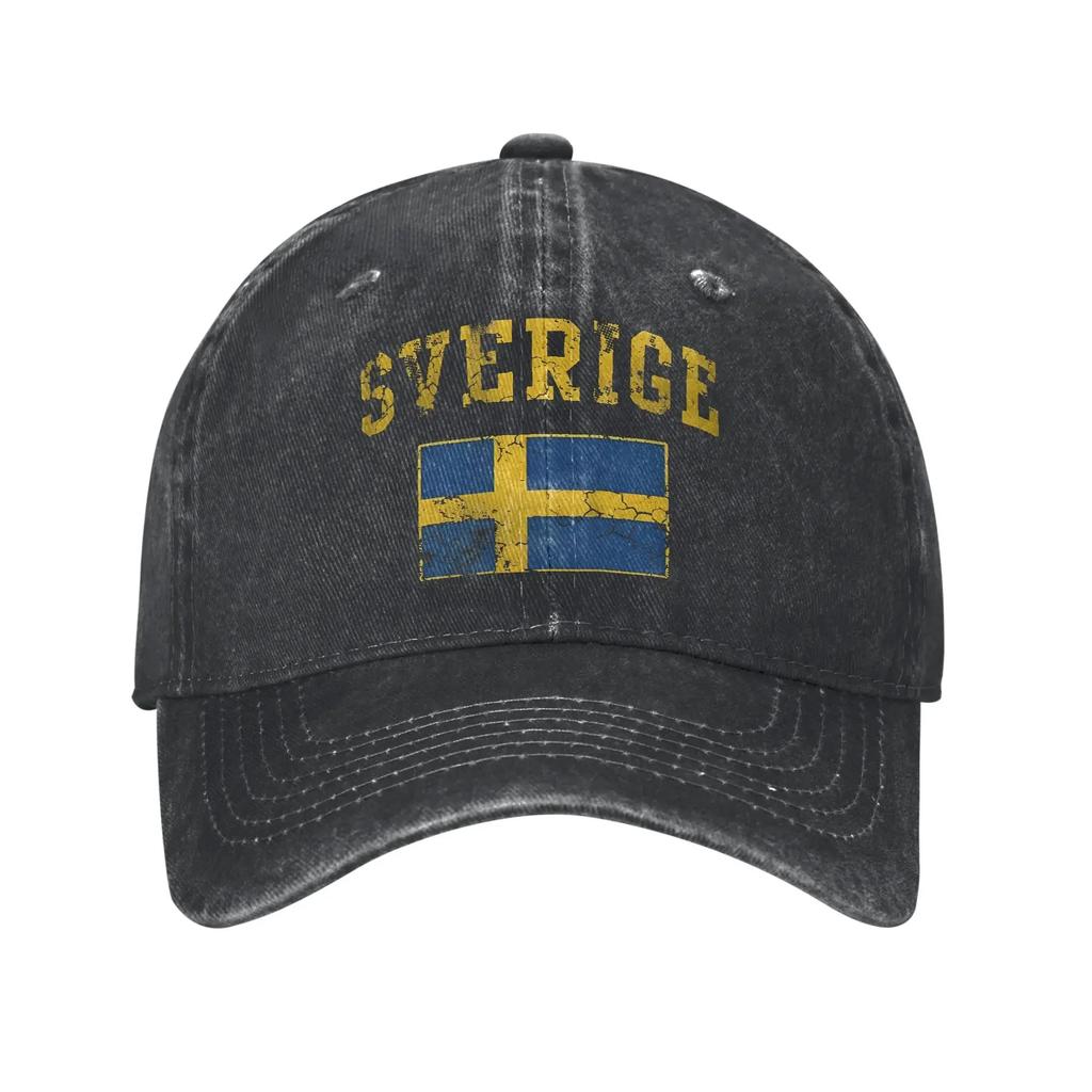 Baseball Cap Sweden Country Flag Spring yk Funny Trucker Hat Unisex Unisex Design Outdoor Sport Hot Sale Baseball Caps