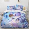Anime Cardcaptor Sakura Bettwäsche-Set Bettbezug Schlafzimmer Bettdeckenbezüge Einzelbett Doppelbett King-Size Steppdeckenbezug Heimtextilien 2/3-teilig