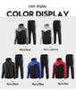 25-Piece Sweat-Inducing Athletic Wear Set: Men's and Women's Training Outfits, Couple's Two-Piece Body-Sculpting Gear