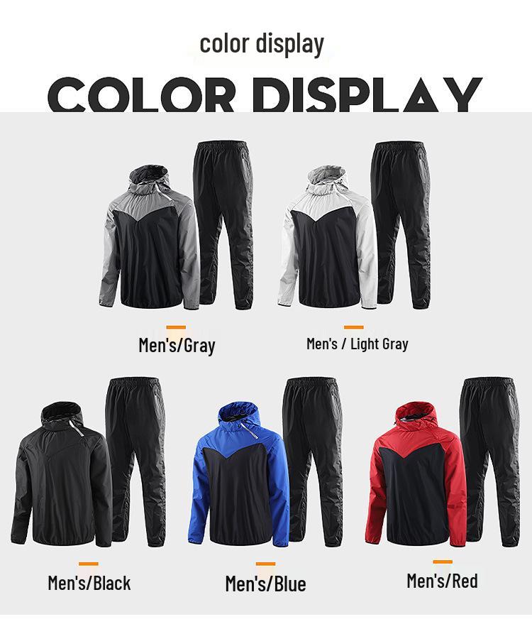 25-Piece Sweat-Inducing Athletic Wear Set: Men's and Women's Training Outfits, Couple's Two-Piece Body-Sculpting Gear