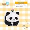 Apple Heart Panda LEGO Compatible Summer Toys: Children's Puzzle & Building Blocks Set
