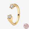 Princess Tiara 925 Silver Sparkling Butterfly Heart Rings For Women DIY Jewelry,Gift, Wedding