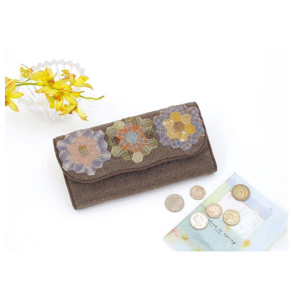 Olympus Thread Patchwork Kit Flower Hexagon Wallet PA-617