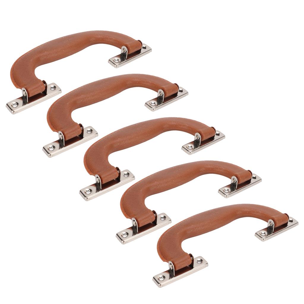 5 Pezzi Maniglie per Bagagli Vintage Robuste Design Ergonomico in Plastica Ampia Applicazione Maniglia per Valigia