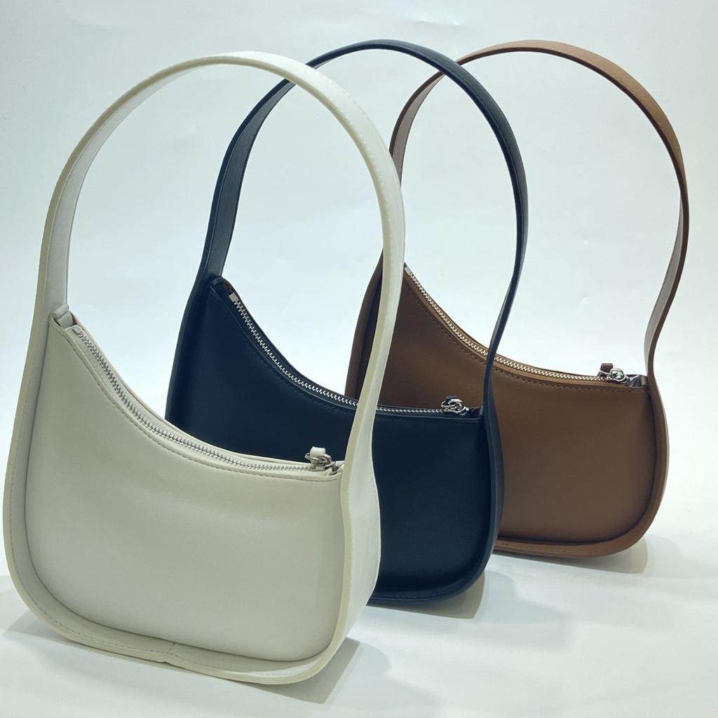 Premium Half-Moon Bag, Moon Bag, Kendou With Genuine Leather Versatile Shoulder Bag, Portable Underarm Women'S Bag