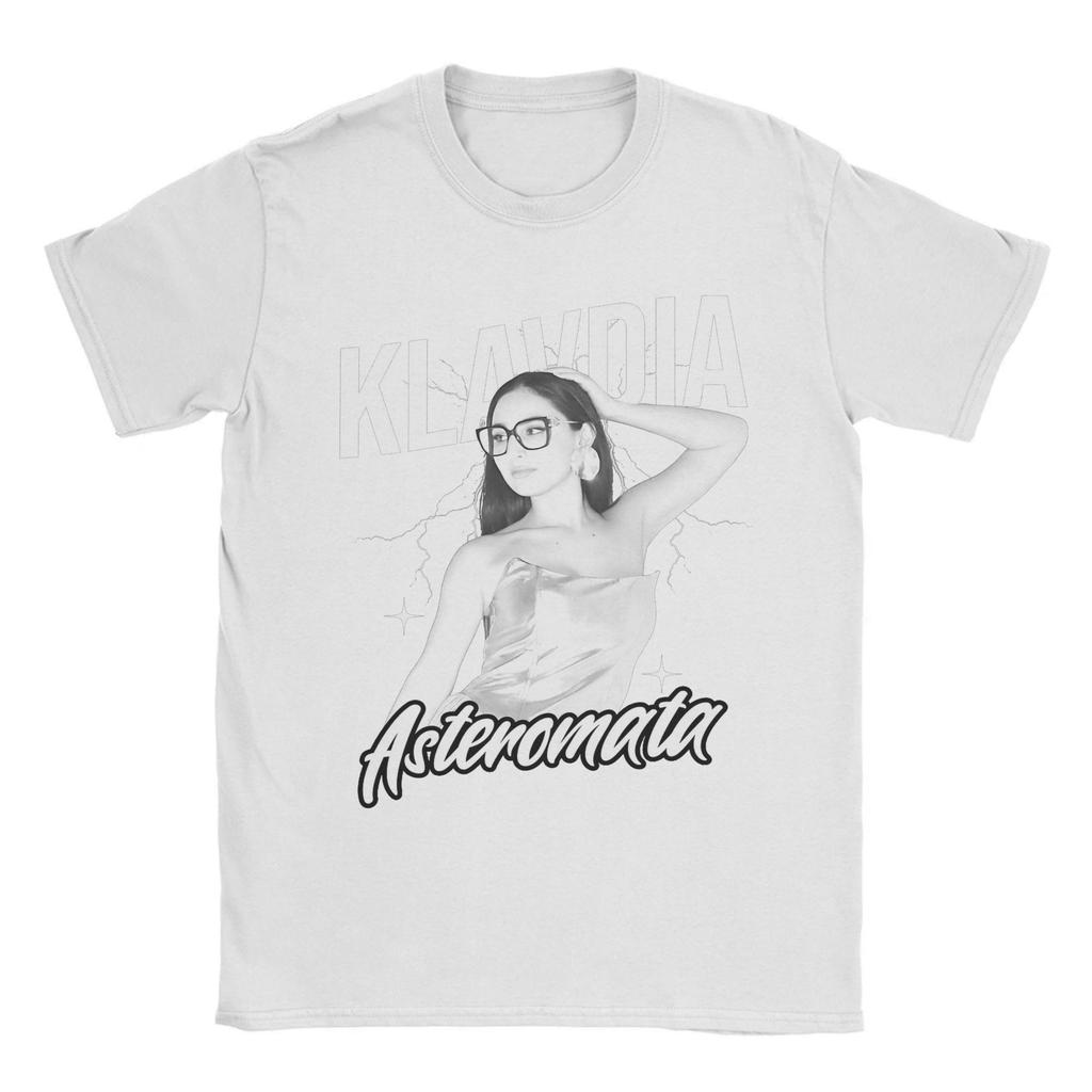 Klavdia Asteromata Eurovisions Greece 2025 Tee Shirt for Men Women Graphic Printed T Shirts Song Contest Cotton Clothes
