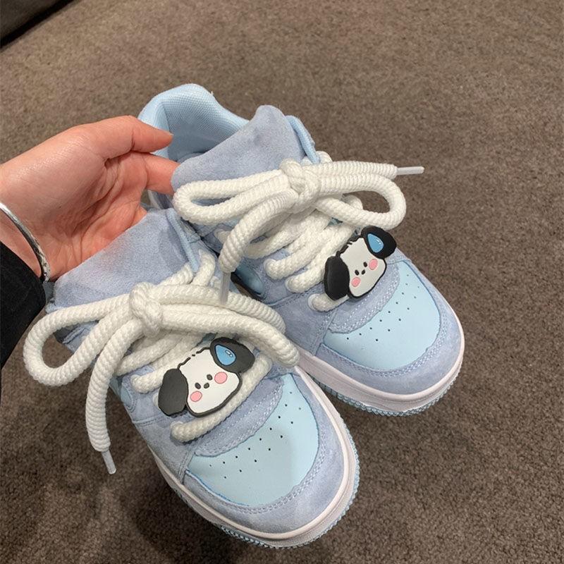 

High-value explosive puppy women s shoes 2025 spring and summer new original niche shoes retro platform versatile board shoes women 35