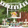 Cute Rabbit Banner Garland Happy Easter Party Hanging Bunting Felt Flags Spring Home Decoration Kids Birthday Party Supplies