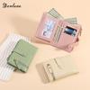 Women's 2025 Korean Style Soft Leather Short Wallet - Large Capacity Folding Clutch Coin Purse