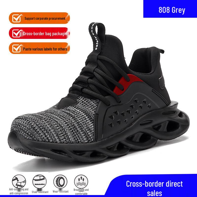 Winter Steel Toe Work Shoes: Anti-Smash, Anti-Puncture, Comfortable, Wear-Resistant, Wind and Sand Protective